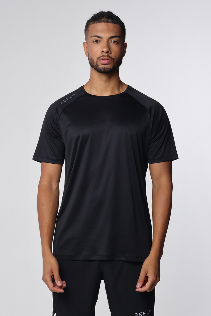 Aras T Shirt Black - Reflo