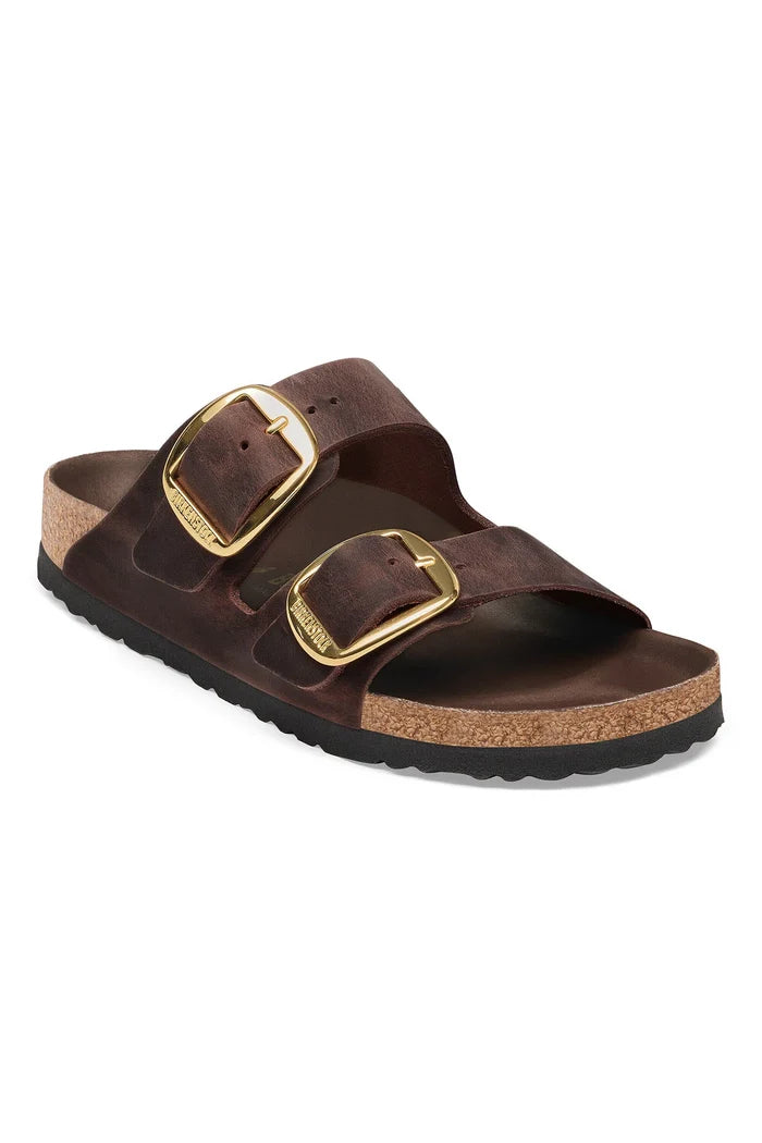 Arizona Big Buckle Natural Leather Oiled Footwear Birkenstock