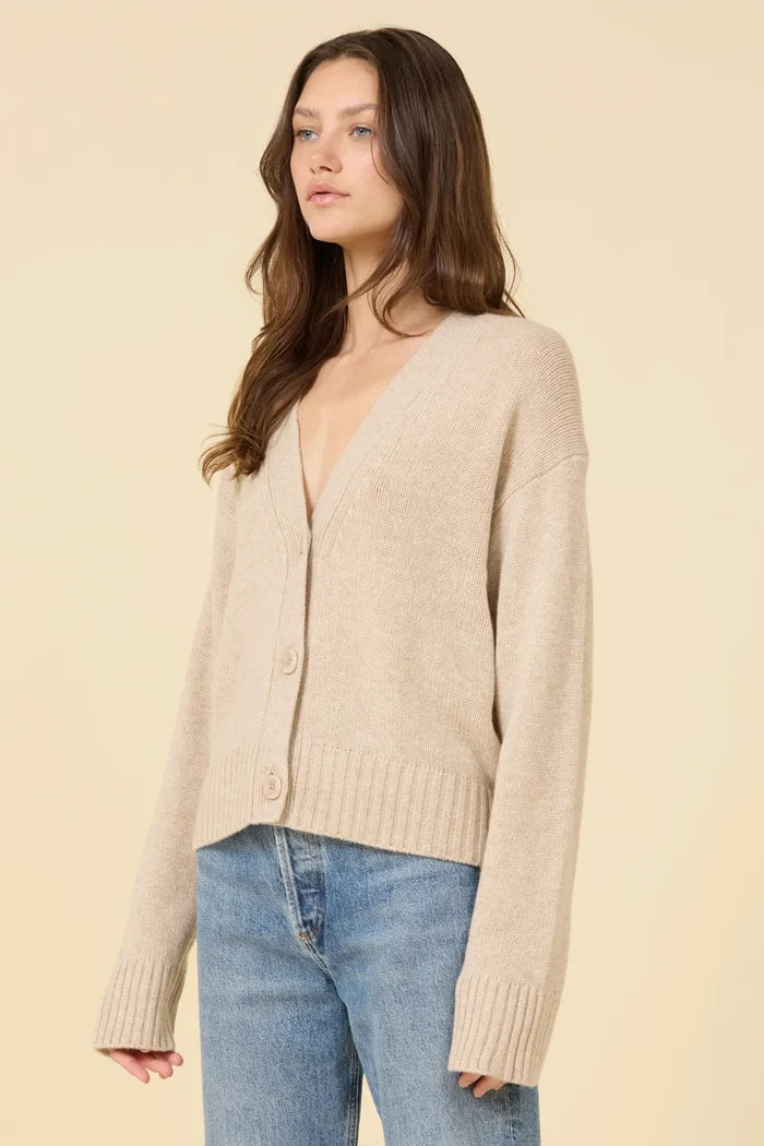 Aster Cashmere Cardigan Sweaters & Knits One Grey Day