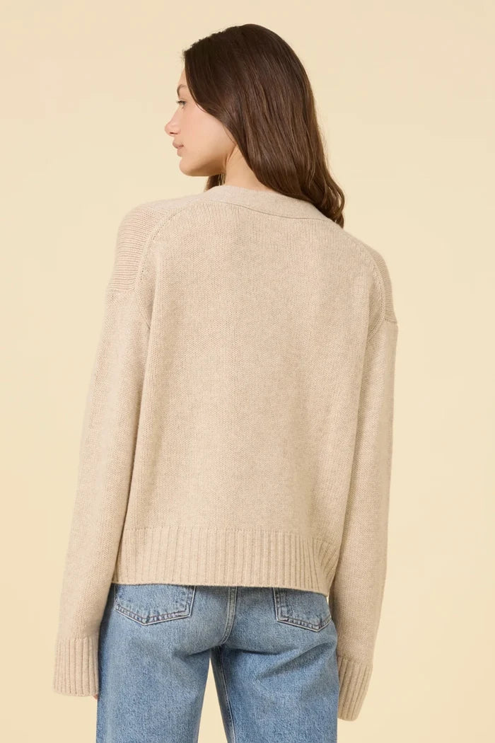 Aster Cashmere Cardigan Sweaters & Knits One Grey Day