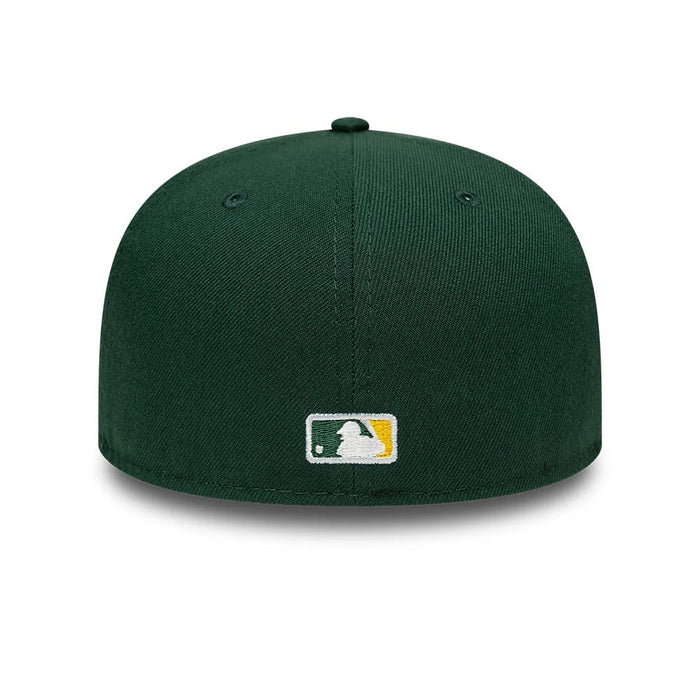 Pictured is this MLB Athletics 59FIFTY Fitted cap in dark green. 5