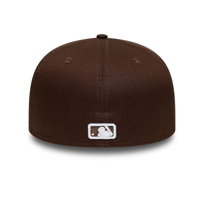 Pictured is this MLB Atlanta Braves 59FIFTY Fitted cap in dark brown. 5
