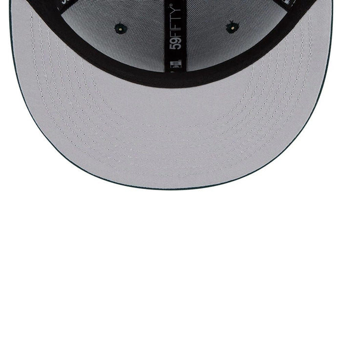 Pictured is this MLB Atlanta Braves 59FIFTY Fitted cap in dark green. 7