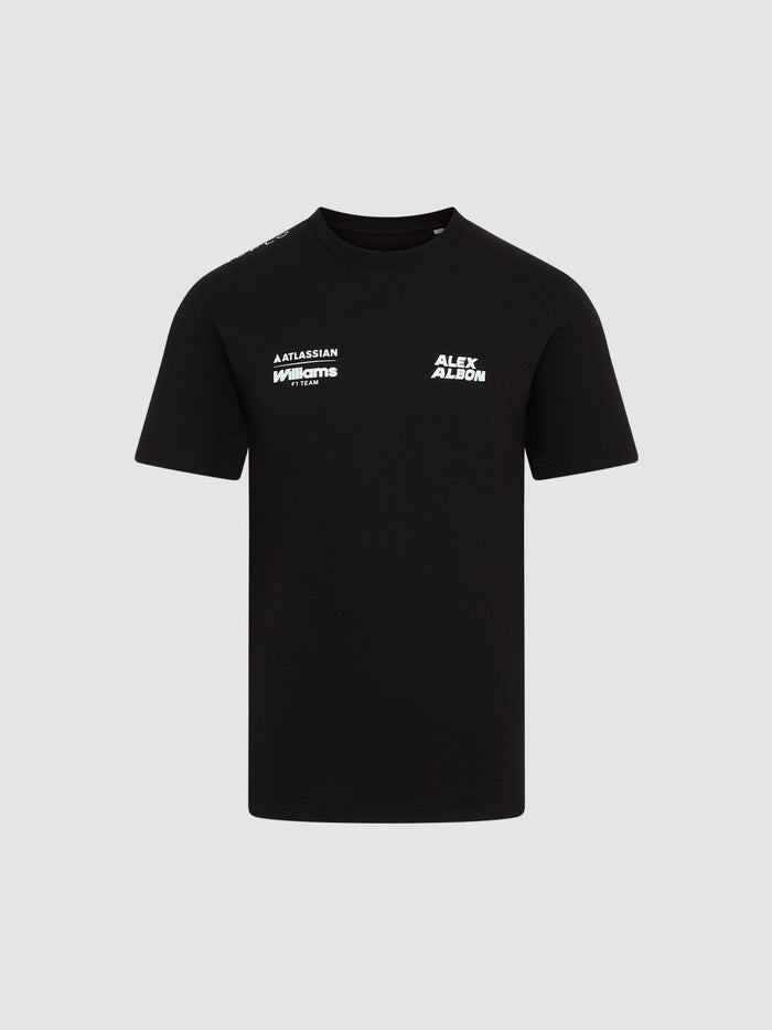 Atlassian Williams F1 Team Alex Albon Driver Short Sleeve T-Shirt Reflo