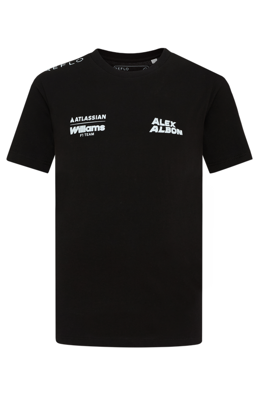 Atlassian Williams Racing Alex Albon Junior Driver Short Sleeve T-Shirt - Season 12 Reflo