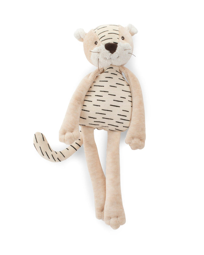 Baboo Tiger Baby Rattle – La Forêt Mawa Soft Toy Rattle - Moulin Roty