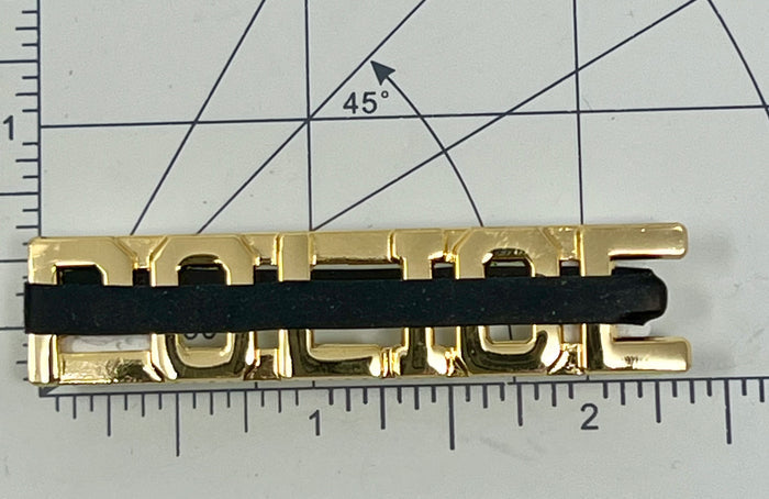 Badgeart's Perfect Fitting ¼ inch to 2" Flat Back Mourning Bands Custom Cut Welded Bands. Badgeart fits your badges and insignia from 1/2" to several inches. Choose these perfect fitting flat back mourning band for wallet, velcro attached embroidered and Flex badges.