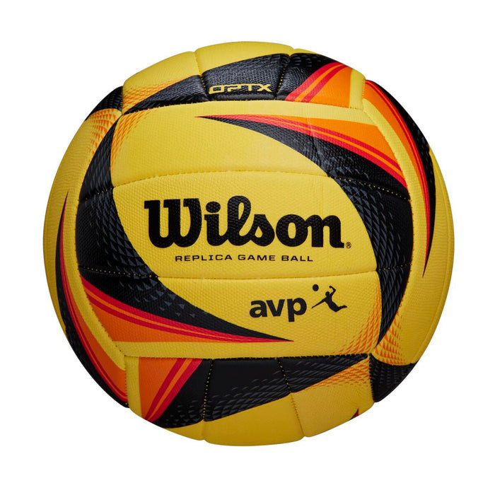 BALLON VOLLEYBALL OPTX AVP REPLICA NON GONFLE OPTX YELLOW BLACK