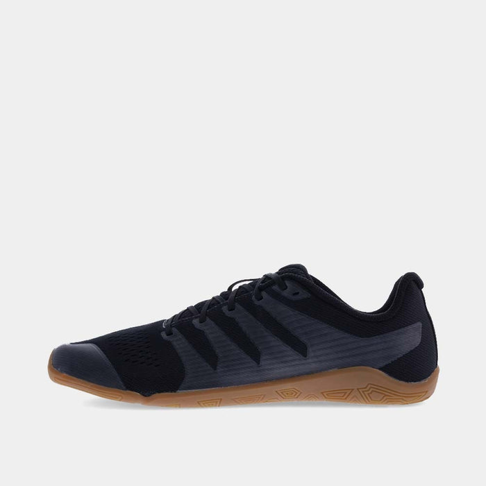 INOV8 Bare-XF V2 training shoes, black and gum, inner view