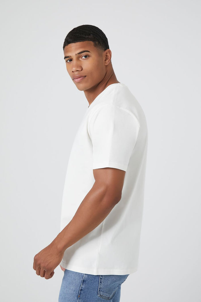 Basic Cotton V-Neck Tee