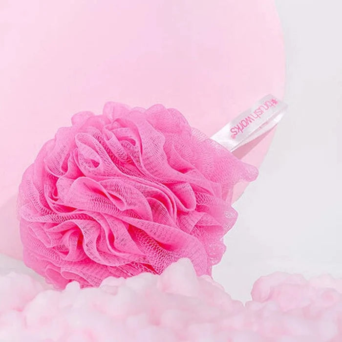 Bath & Shower Pouf for Rich Lather & Gentle Exfoliation