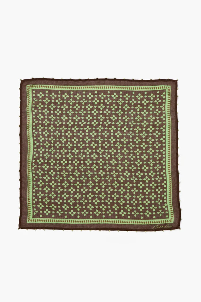 Beaded Floral Bandana Scarves Chan Luu
