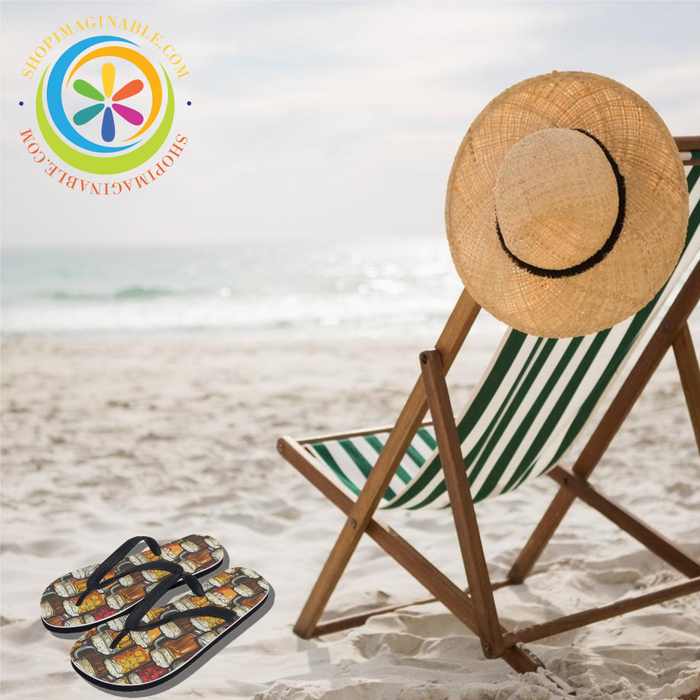 Beer Drinkers Mens & Ladies Flip-Flops