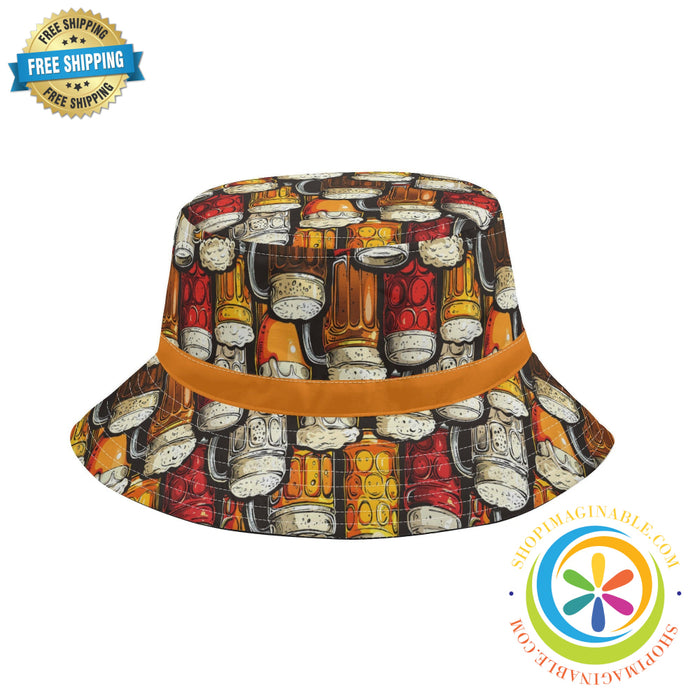 Beer Drinking Bucket Hat S