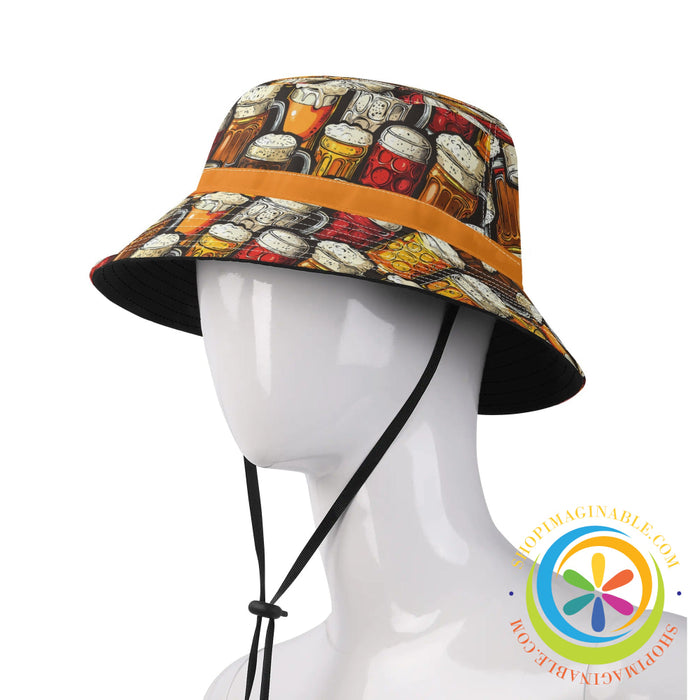 Beer Drinking Bucket Hat