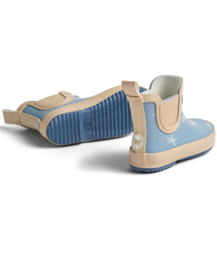 Beta Summer Island Kids Rubber Boots – Natural Rubber Wellies - Wheat