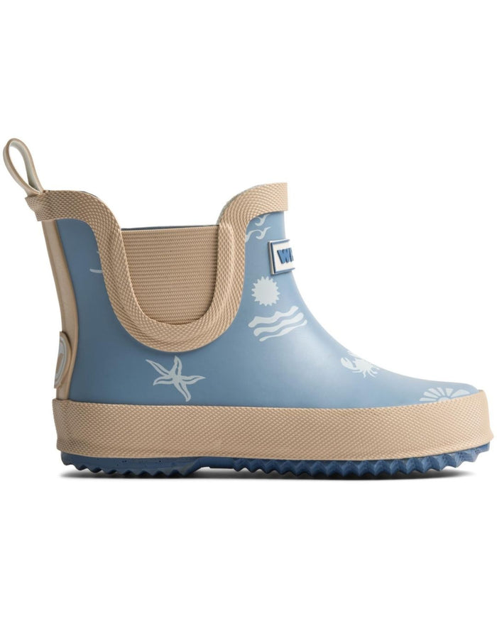 Beta Summer Island Kids Rubber Boots – Natural Rubber Wellies - Wheat
