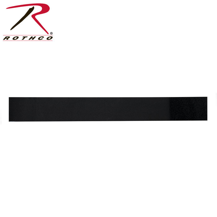 Black 2 inch mourning arm with hook and loop band offered by mourningbands.org