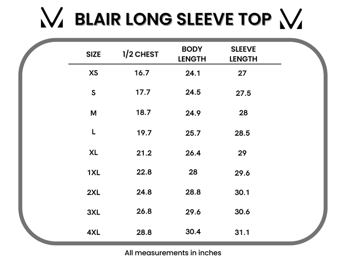 Blair Long Sleeve Top - Desert Geometric