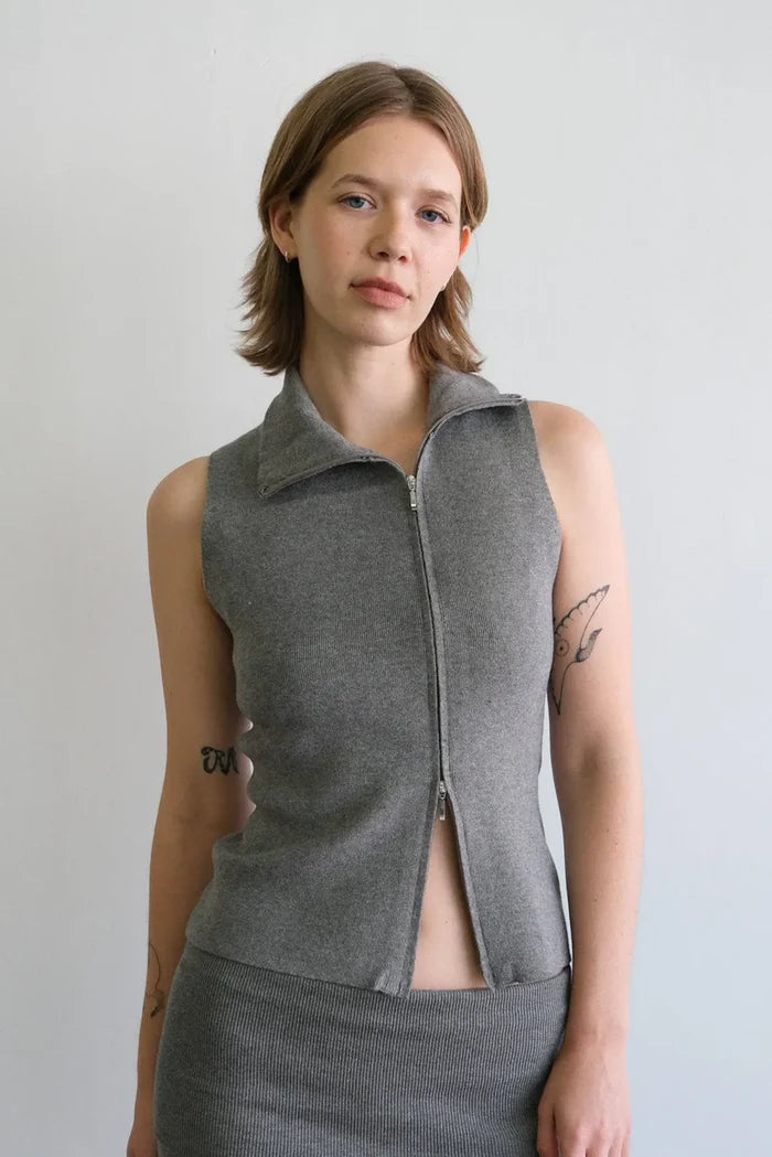 Blake Vest Sweaters & Knits Geel