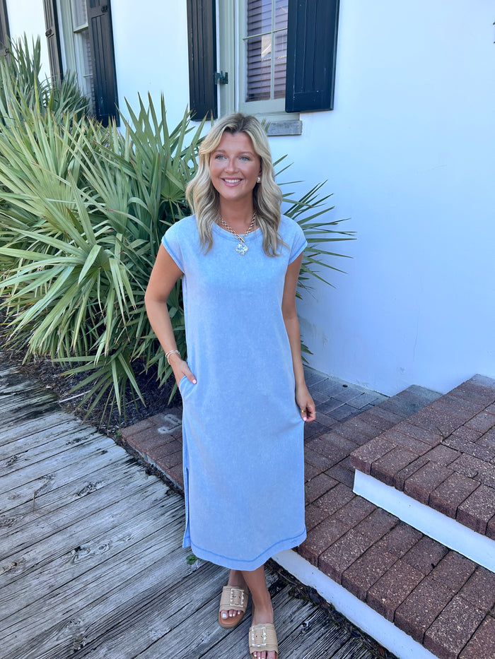 BLUE WASH MAXI