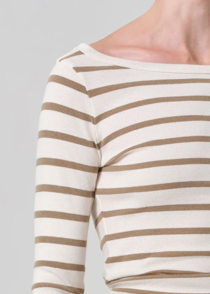 Boat Neck Slim Tee T-Shirts & Tanks Citizens of Humanity