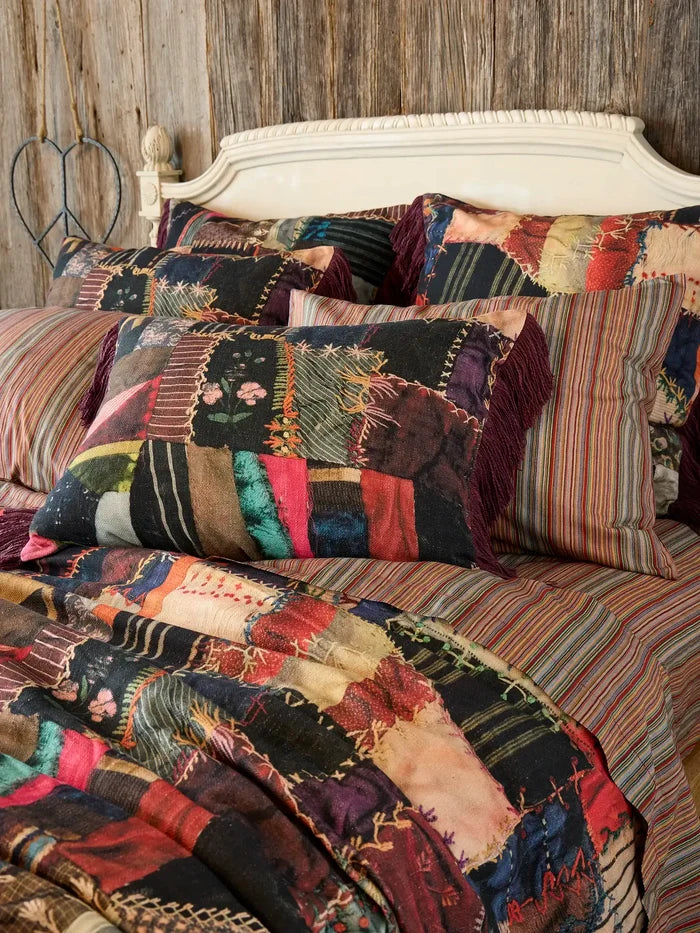 Boho Fringe Bedspread - Artisan Stitches Multi-view 2