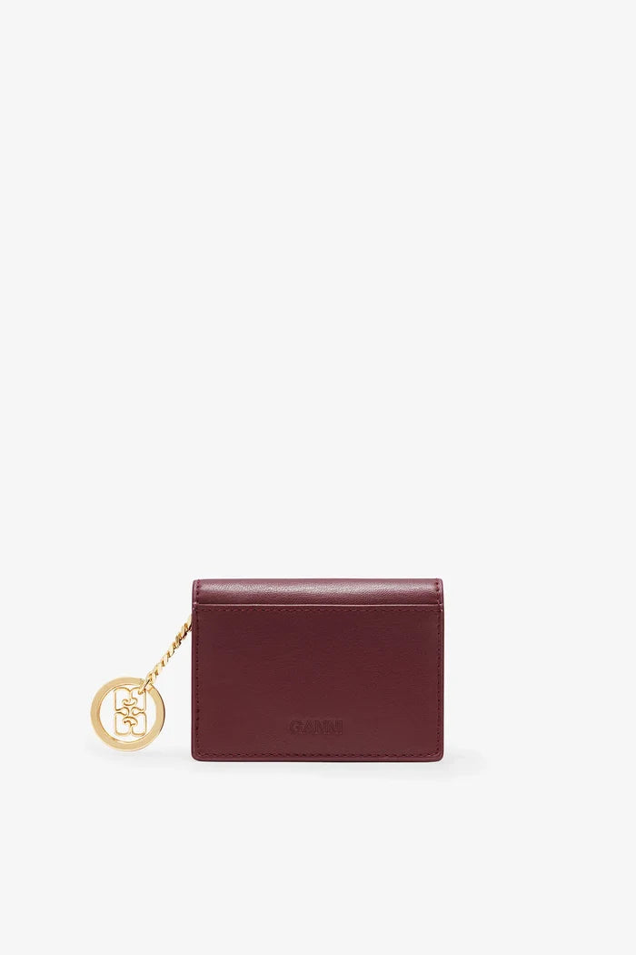 Bou Card Holder With Flap Accessories Ganni