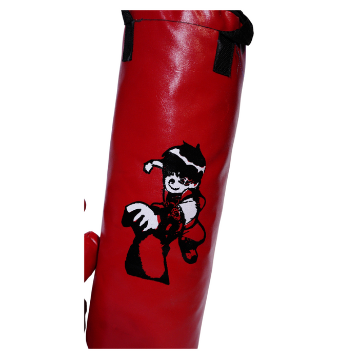 BOXING PUNCHING BAG & GLOVES SET MEDIUM KIDS