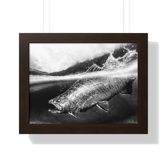 "Brook Trout" Framed Paper Print