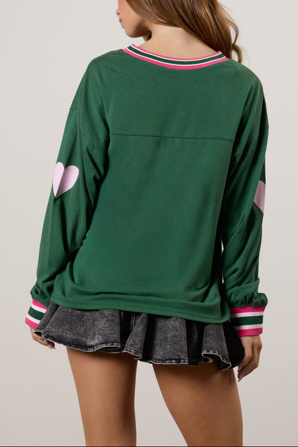 Brooklyn Long Sleeve Graphic Jersey