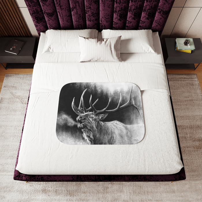 "Bugle Boy" Sherpa Blanket.