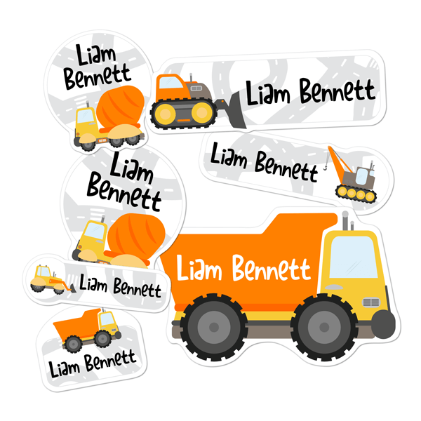 Builder Kiddie Label Pack