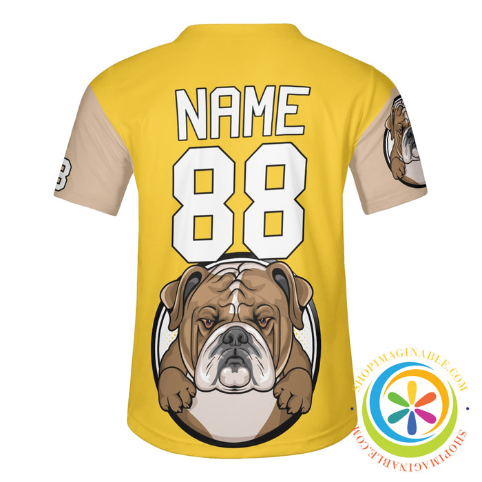 Bulldogs Unisex Baseball Jersey