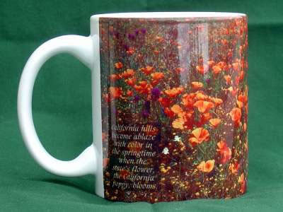 California Flowers Mug