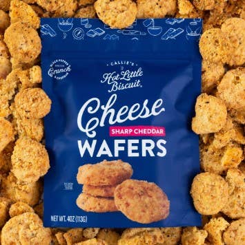 Callie’s Hot Little Biscuit Cheese Wafers – Sharp Cheddar & Black Pepper
