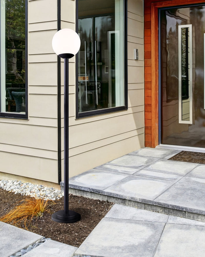 Outdoor Post Light Canarm IOL469BK KAHLO Outdoor Post Light in Matte Black Canarm