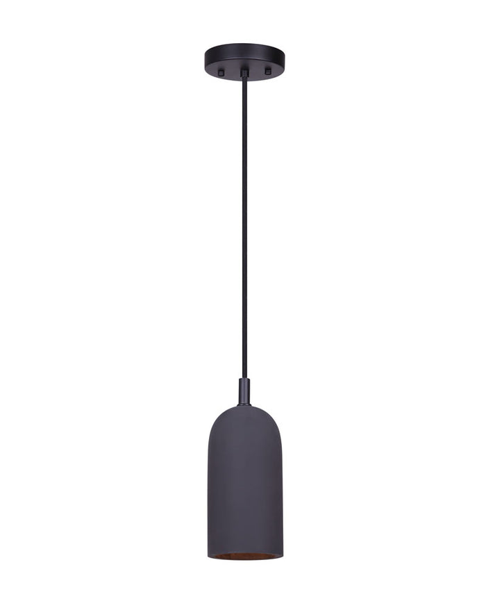 Pendant Canarm IPL729B01BK Jack Pendant Light in Black Canarm