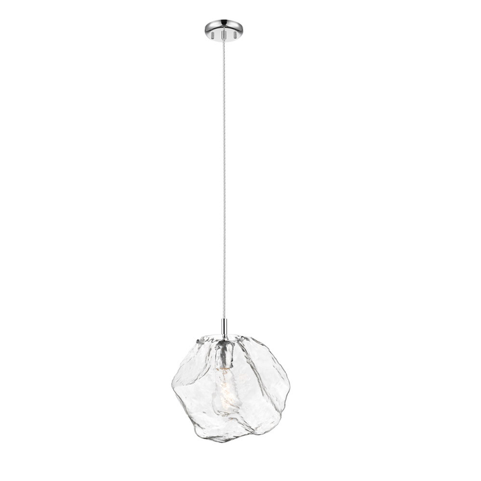 Pendant Canarm P0488-01CH Rockport Glass Cube Single Light Pendant Canarm