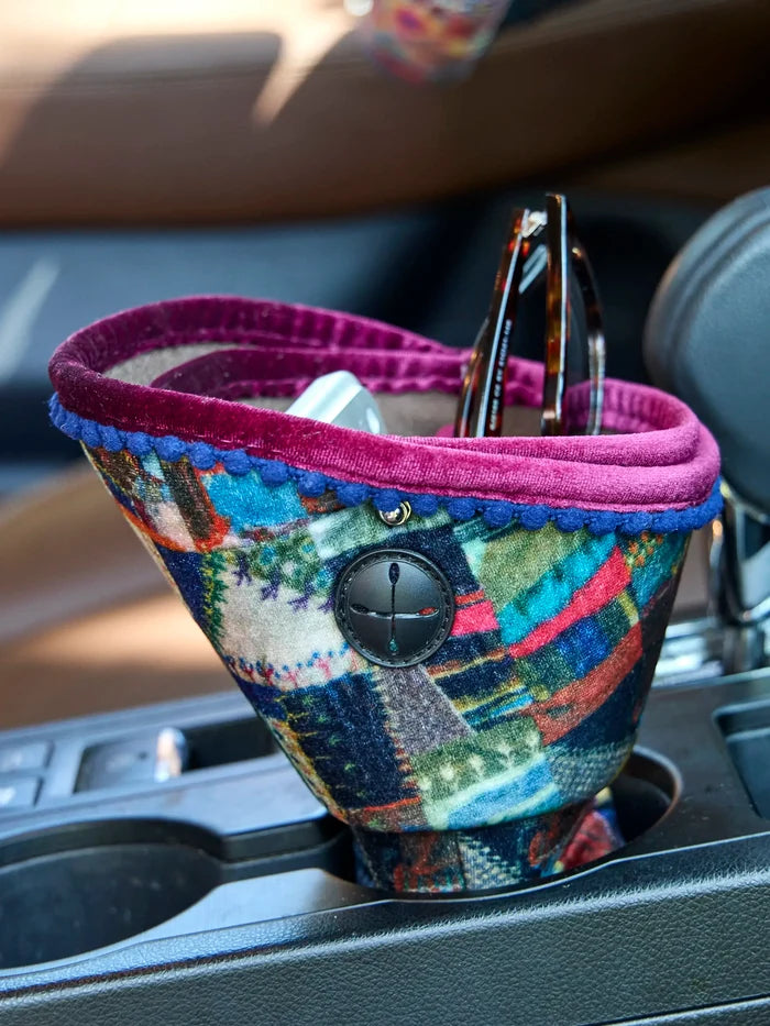 Car Cup Holder Organizer - Artisan Stitches Multi-view 1