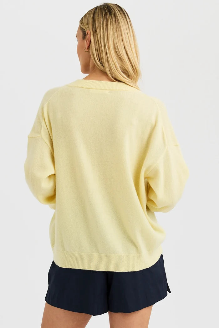 Catherine Cashmere VNeck Sweaters & Knits One Grey Day