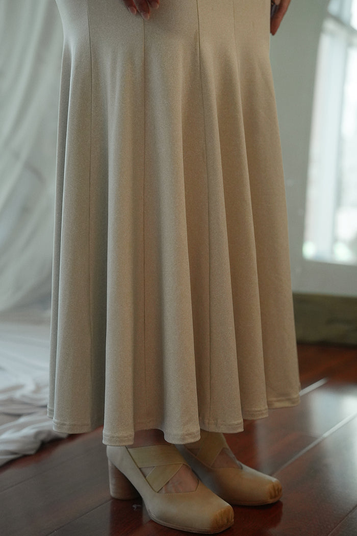 Celestial Musician Dress | Sand Color