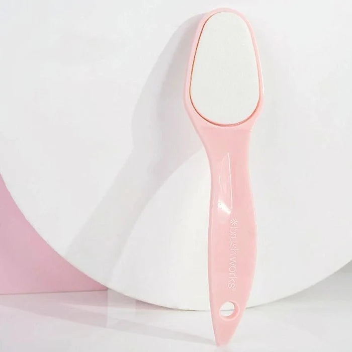 Ceramic Foot File, Double-Sided for Hard Skin - Pink