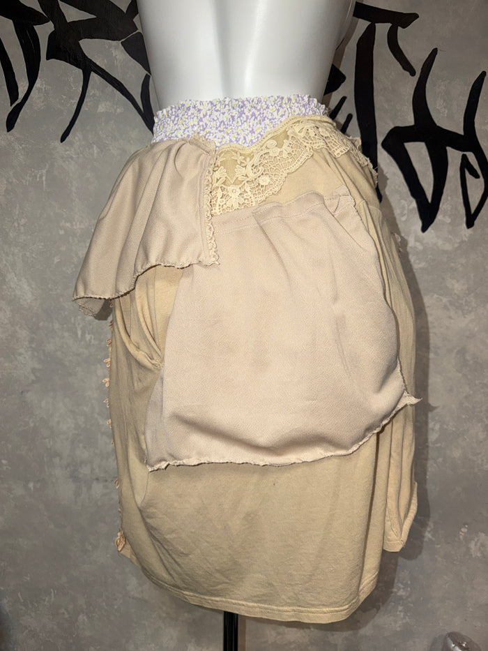 CheckThis Designed Remake Lace Skirt