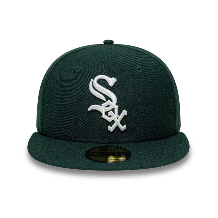 Pictured is this MLB Chicago White Sox Core 59FIFTY Fitted cap in dark green. 3