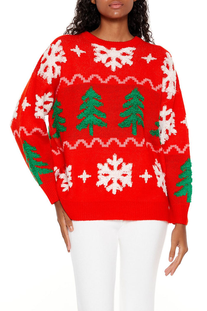 Christmas Tree Fair Isle Sweater
