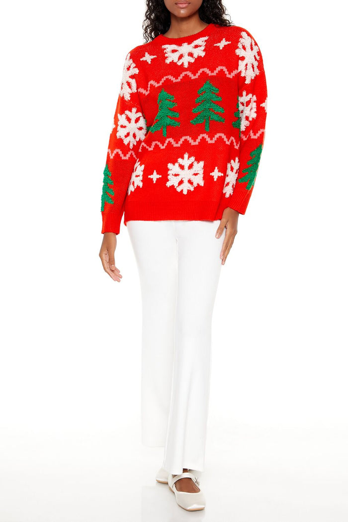 Christmas Tree Fair Isle Sweater