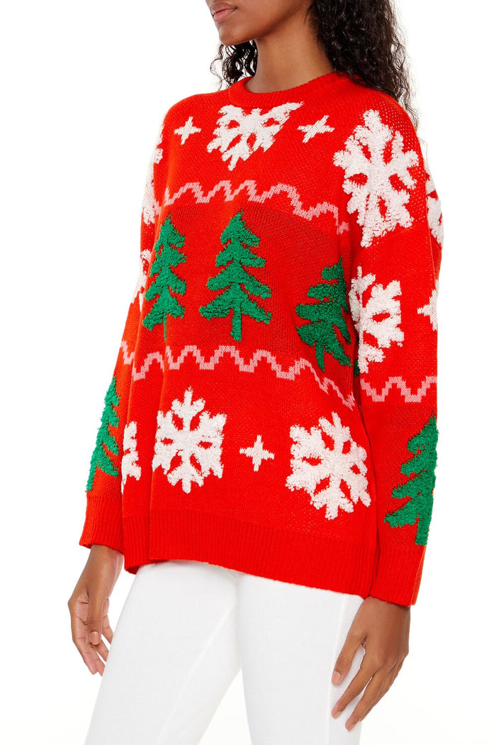Christmas Tree Fair Isle Sweater