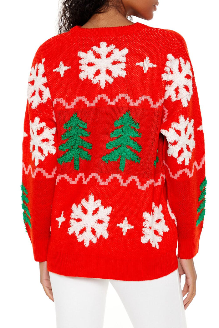 Christmas Tree Fair Isle Sweater