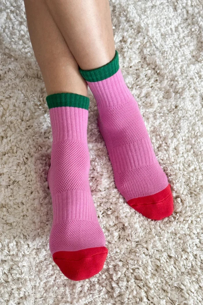 Colour Block Girlfriend Socks Accessories Le Bon Shoppe
